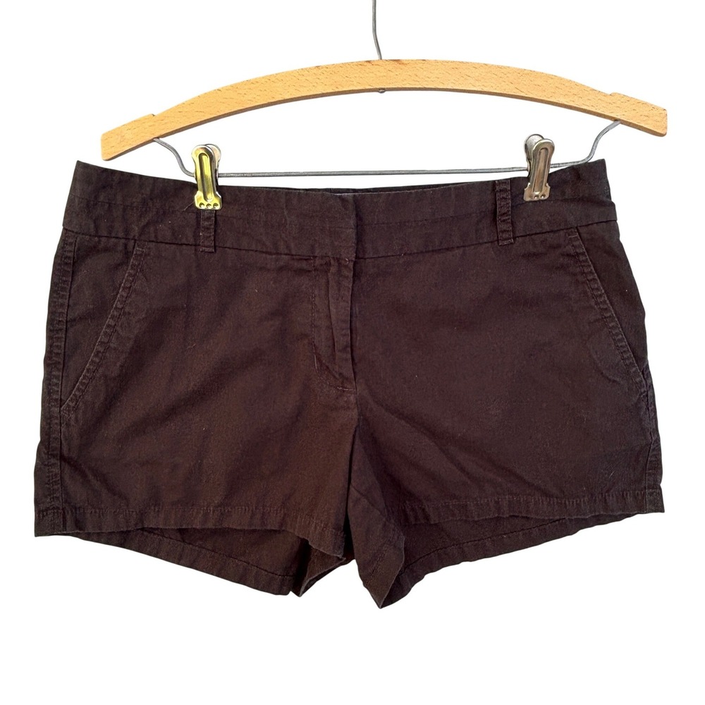 J.Crew Womens Broken-In Chino Shorts Black Cotton Size 4 36234 SU 17 - Picture 2 of 5